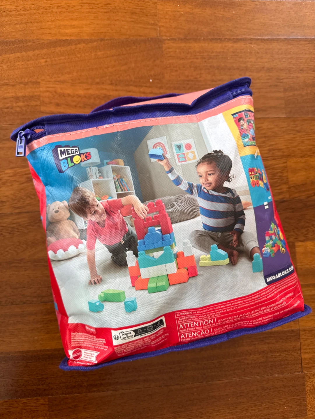 Mega Bloks Big Building Bag, 60 Pieces