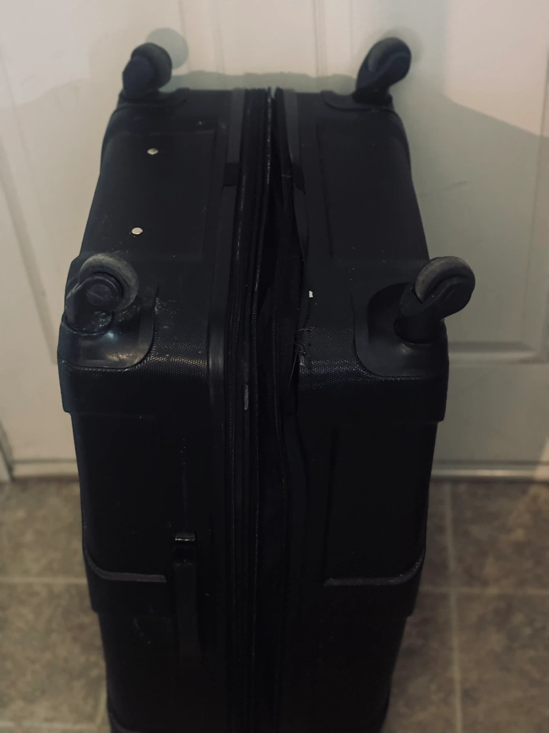 Black Saskatchewan Roughriders Hard Shell Suitcase - photo 4