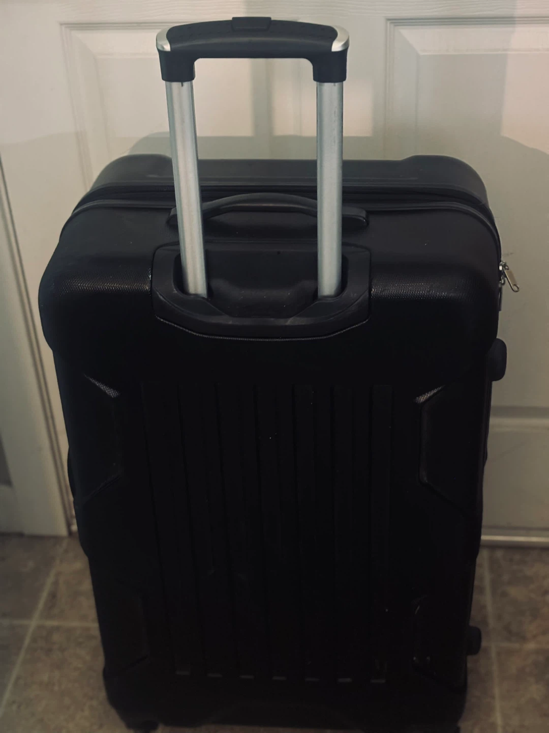 Black Saskatchewan Roughriders Hard Shell Suitcase - photo 2