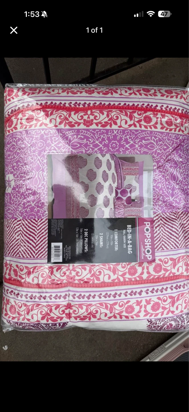Bed-in-a-Bag Comforter & Shams Set - Full/QUEEN