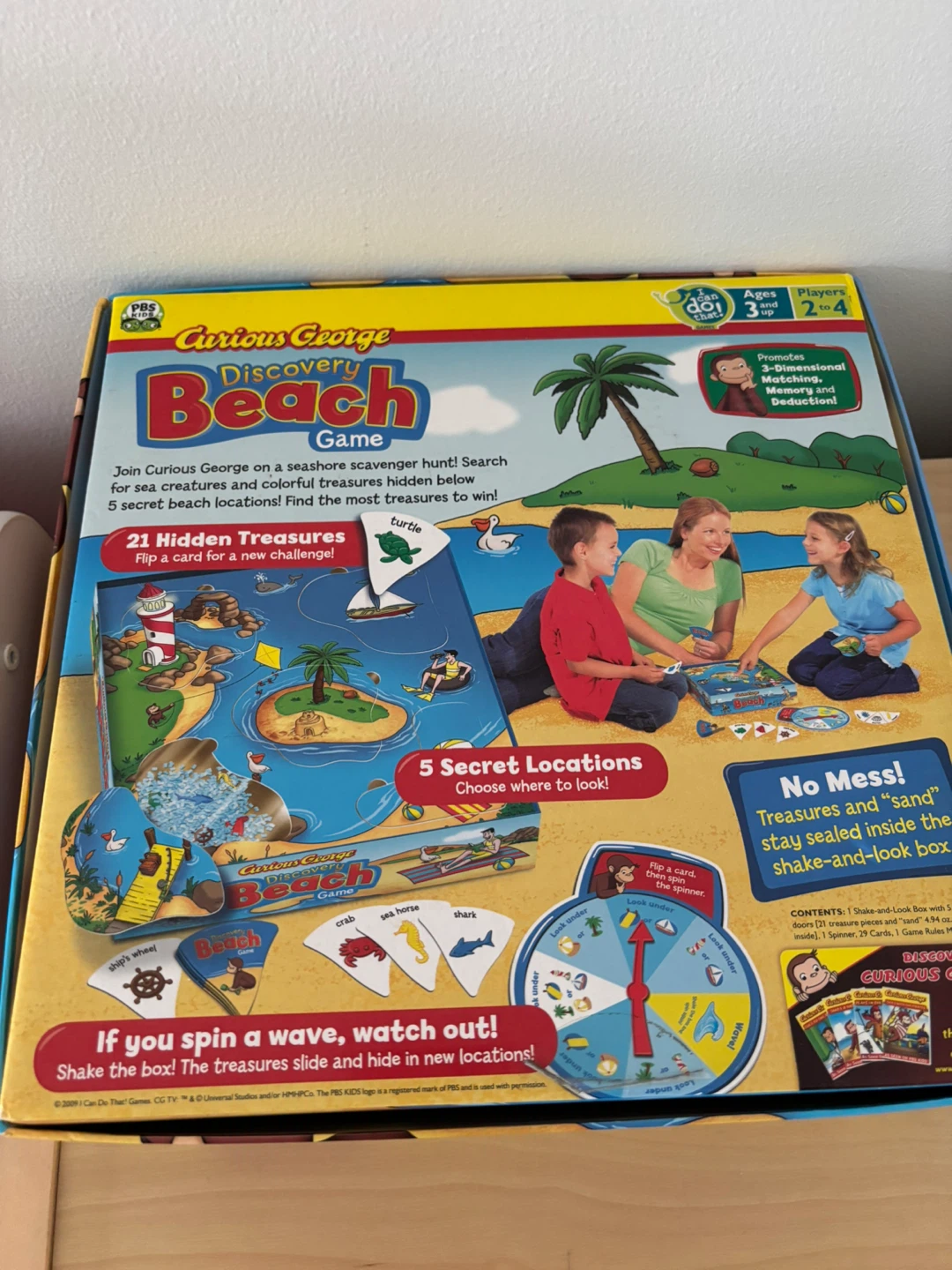2009 Curious George Discovery Beach Board Game sells for $50 - photo 2