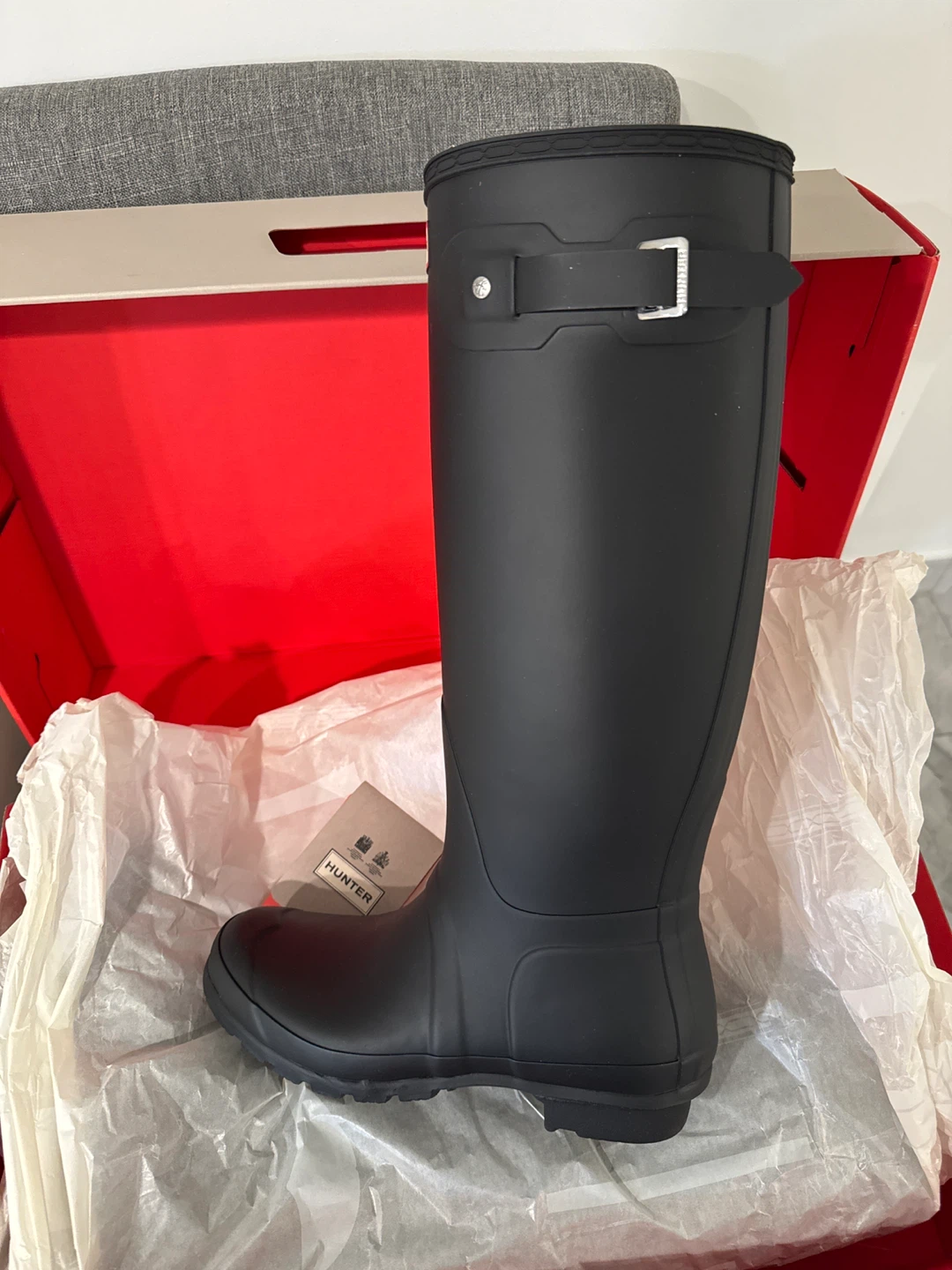 Hunter Women's Original Tall Rain Boots - Black - photo 2