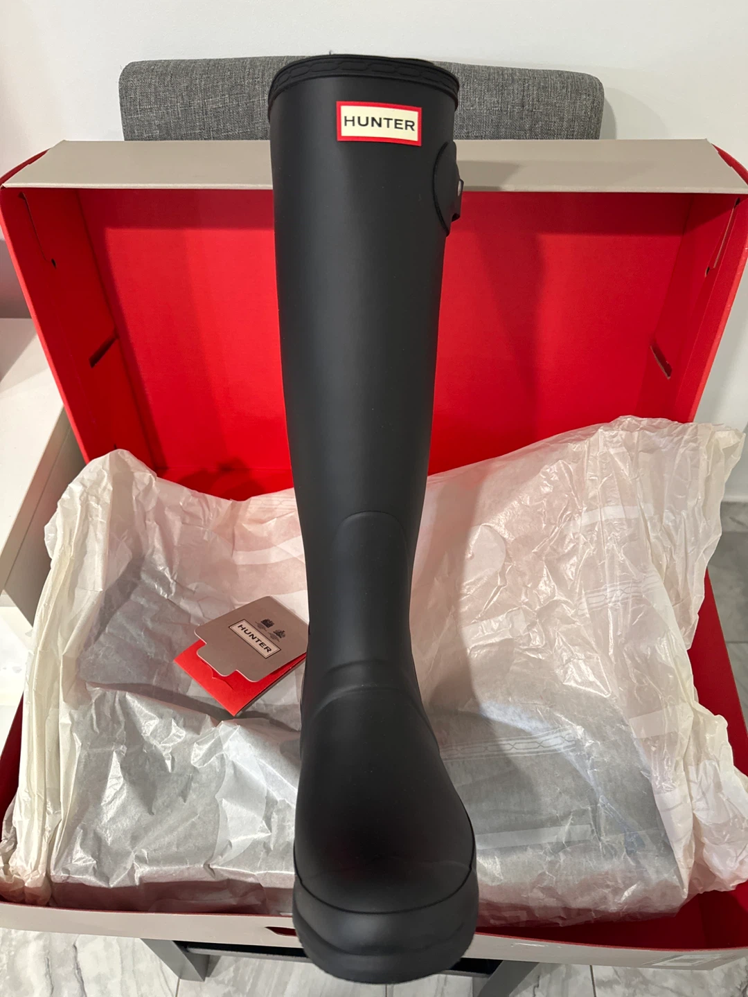 Hunter Women's Original Tall Rain Boots - Black