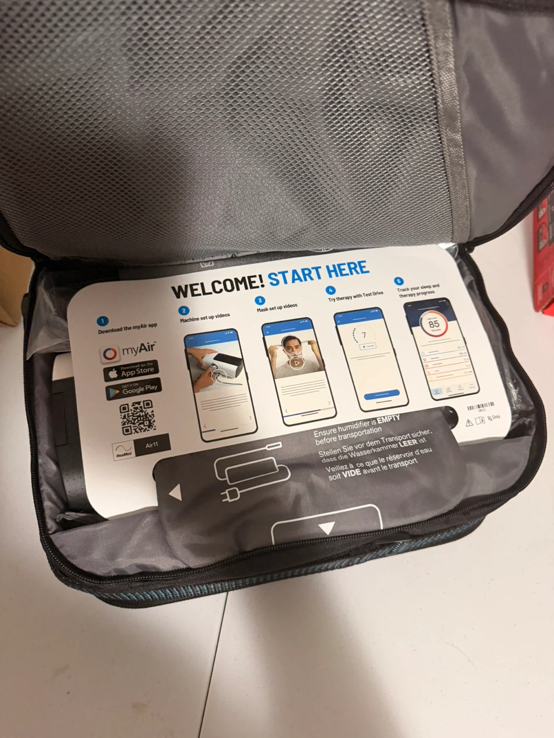 ResMed Air11 CPAP Machine with Travel Bag - photo 2