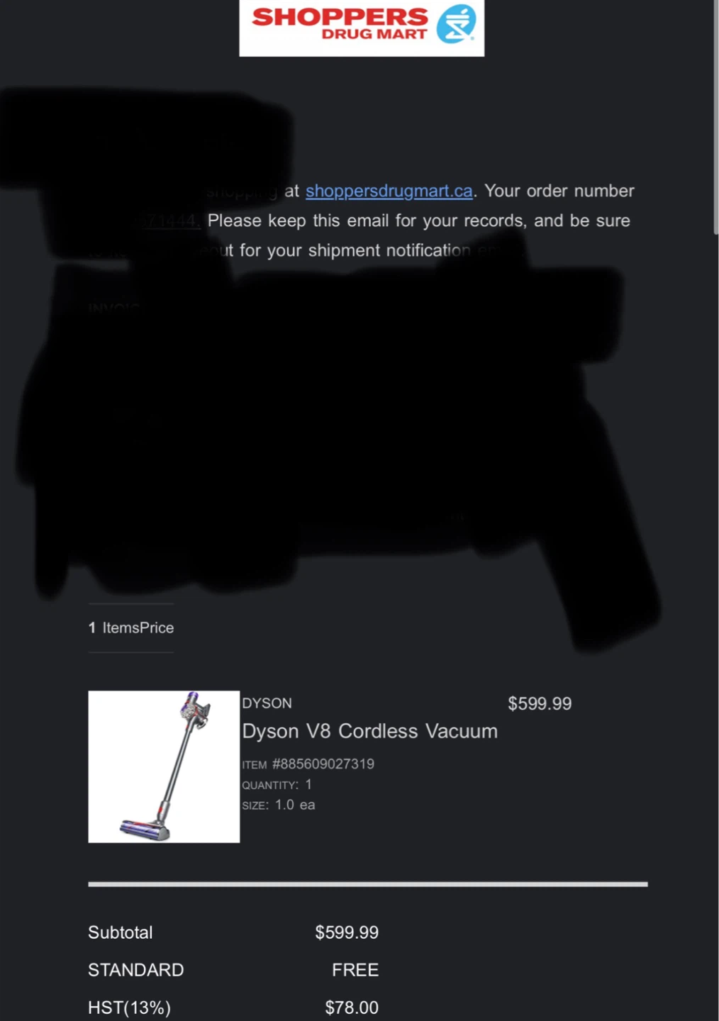 New in the box Dyson V8 Cordless Vacuum with warranty - photo 2