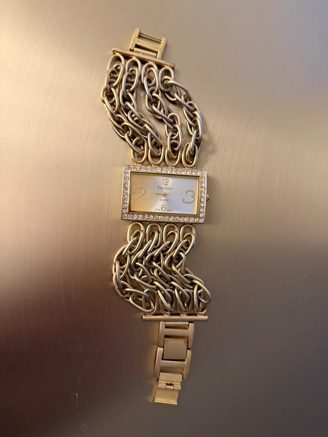 Carolee Women's Gold Chain Watch
