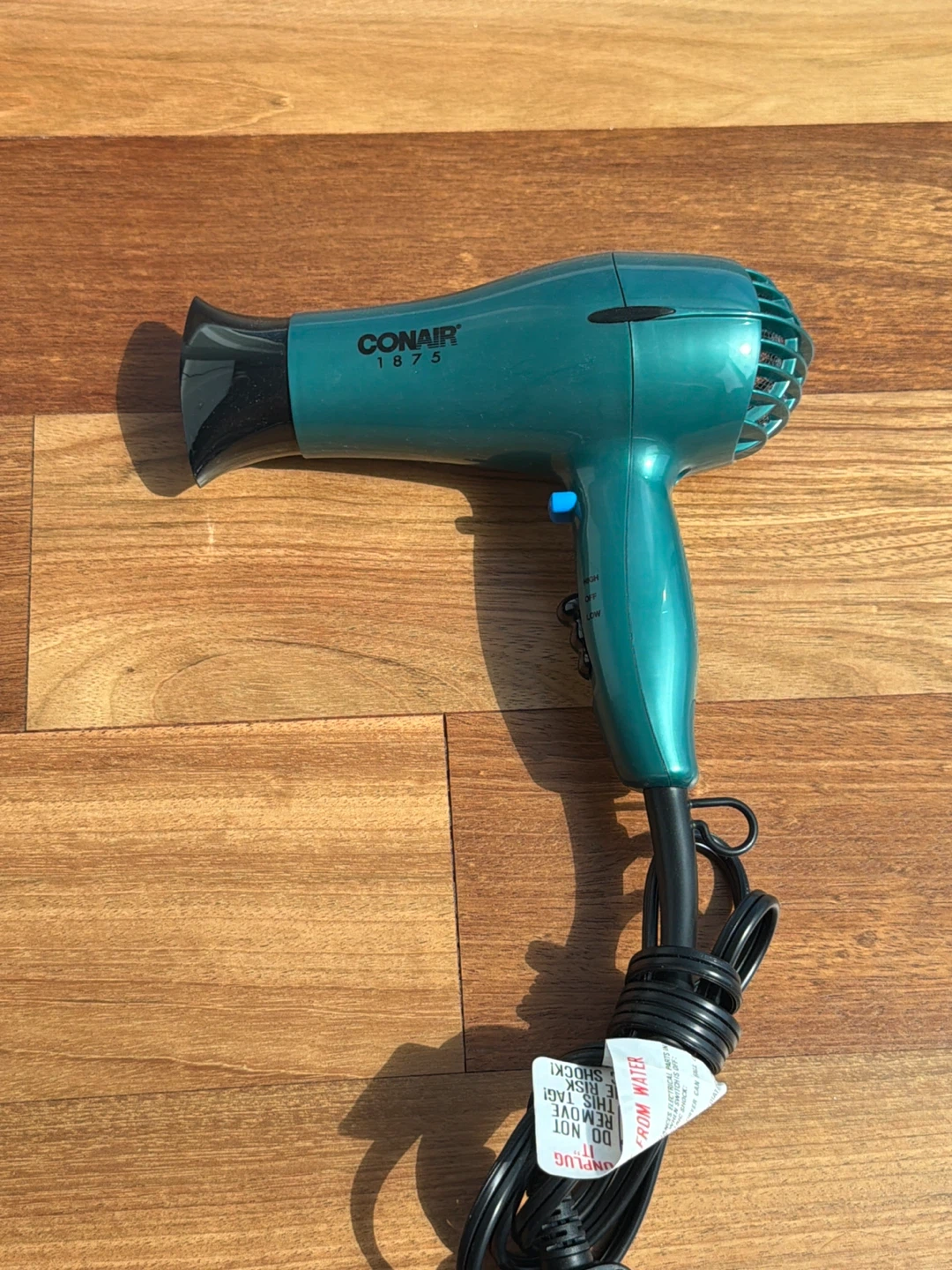Conair 1875 Teal Hair Dryer