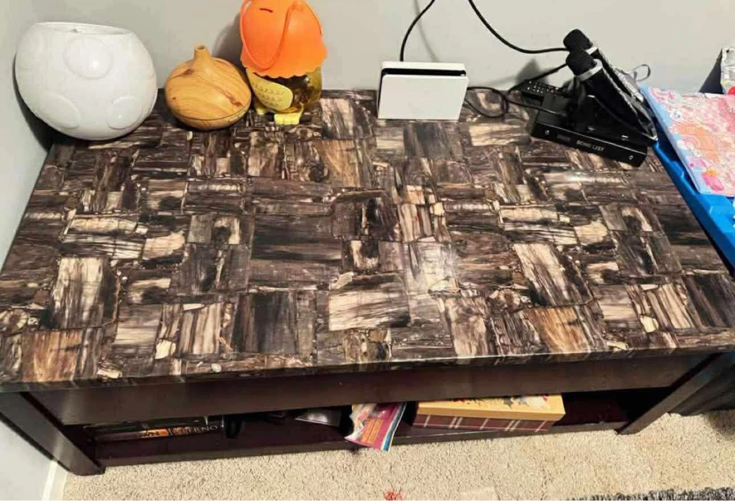 Petrified Wood Coffee Table - photo 2