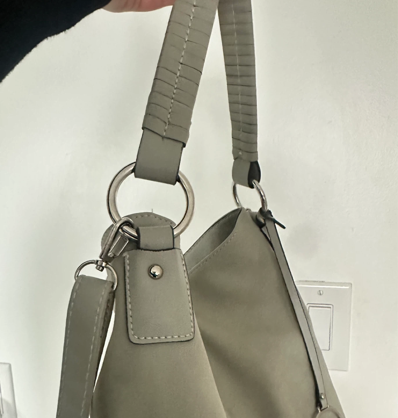 Beige/Grey Hobo Bag - photo 2