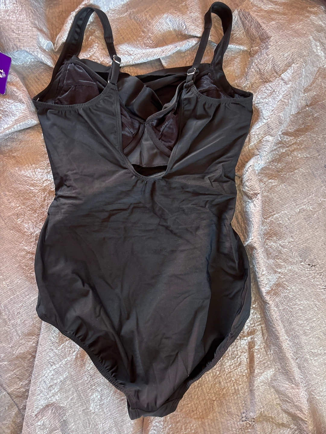 Miraclesuit Black One-Piece Swimsuit Size 14 - photo 3