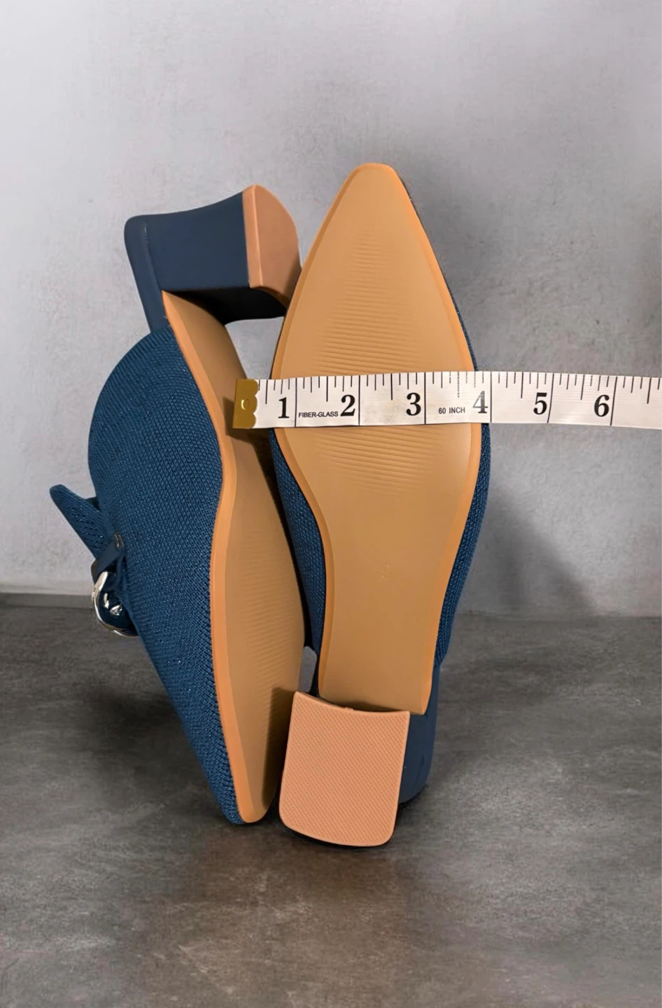 Women's Blue Mules Size 9 - photo 4