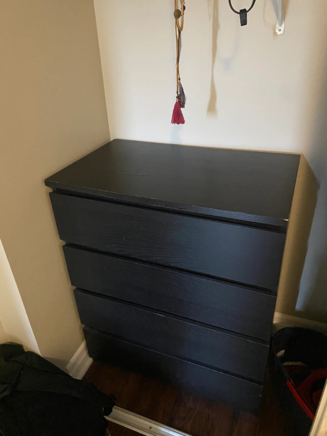 IKEA Black 4-drawer dresser - photo 2