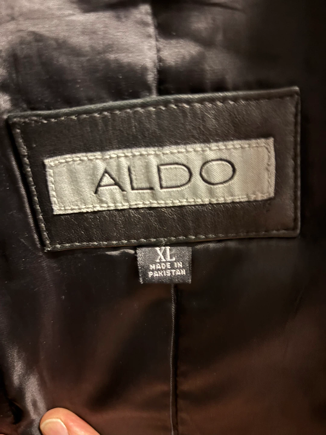 ALDO Genuine Leather Jacket XL - photo 3