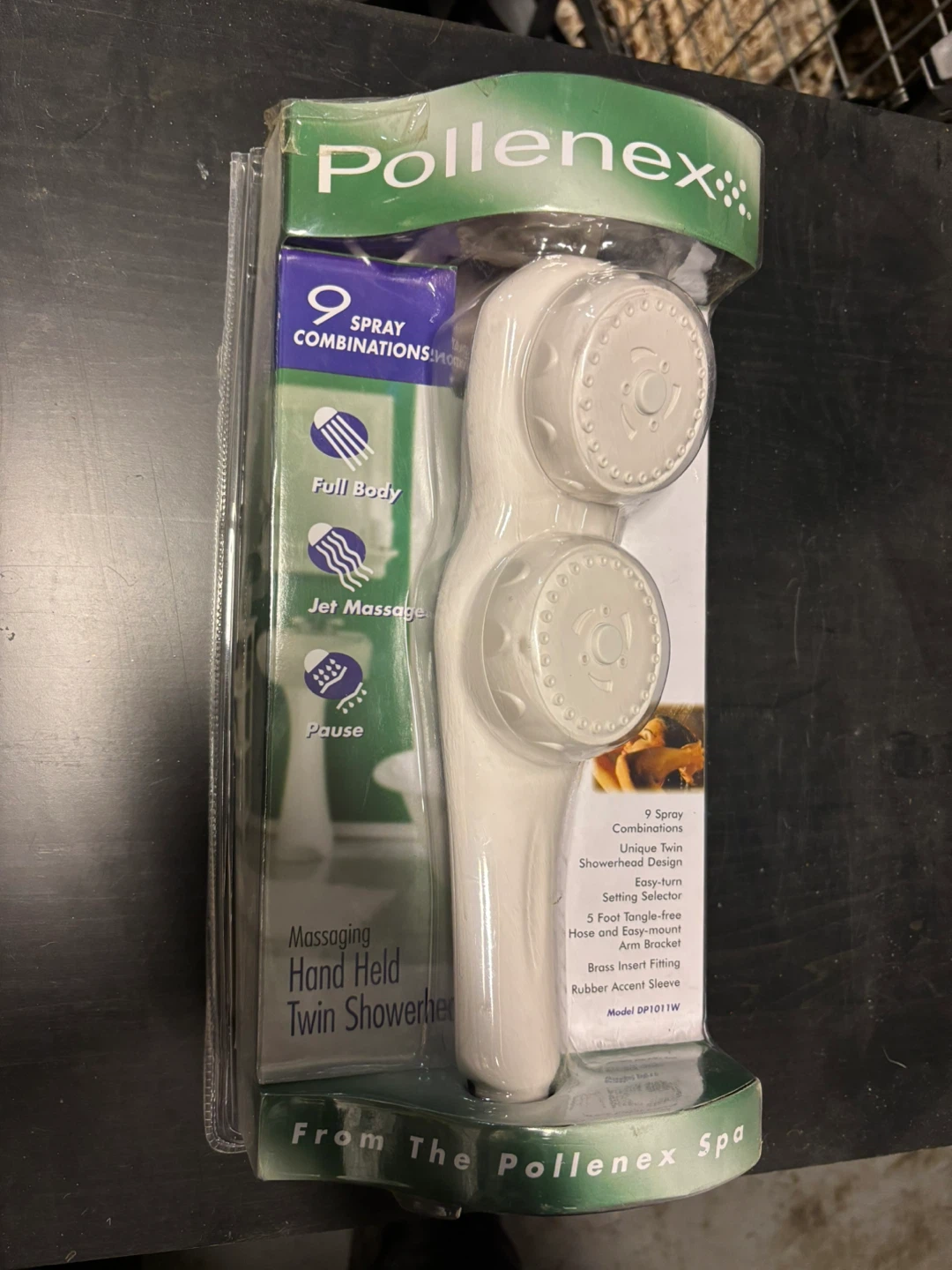 Pollenex Hand Held Twin Showerhead with 9 Spray Combinations - photo 2