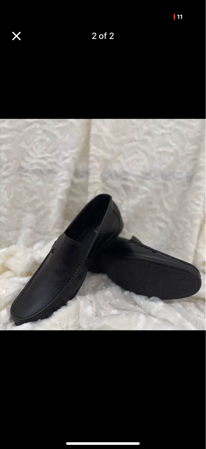 Men’s Black Leather shoes  42,43,44 ( 8,9,10 US) Brand new - photo 2
