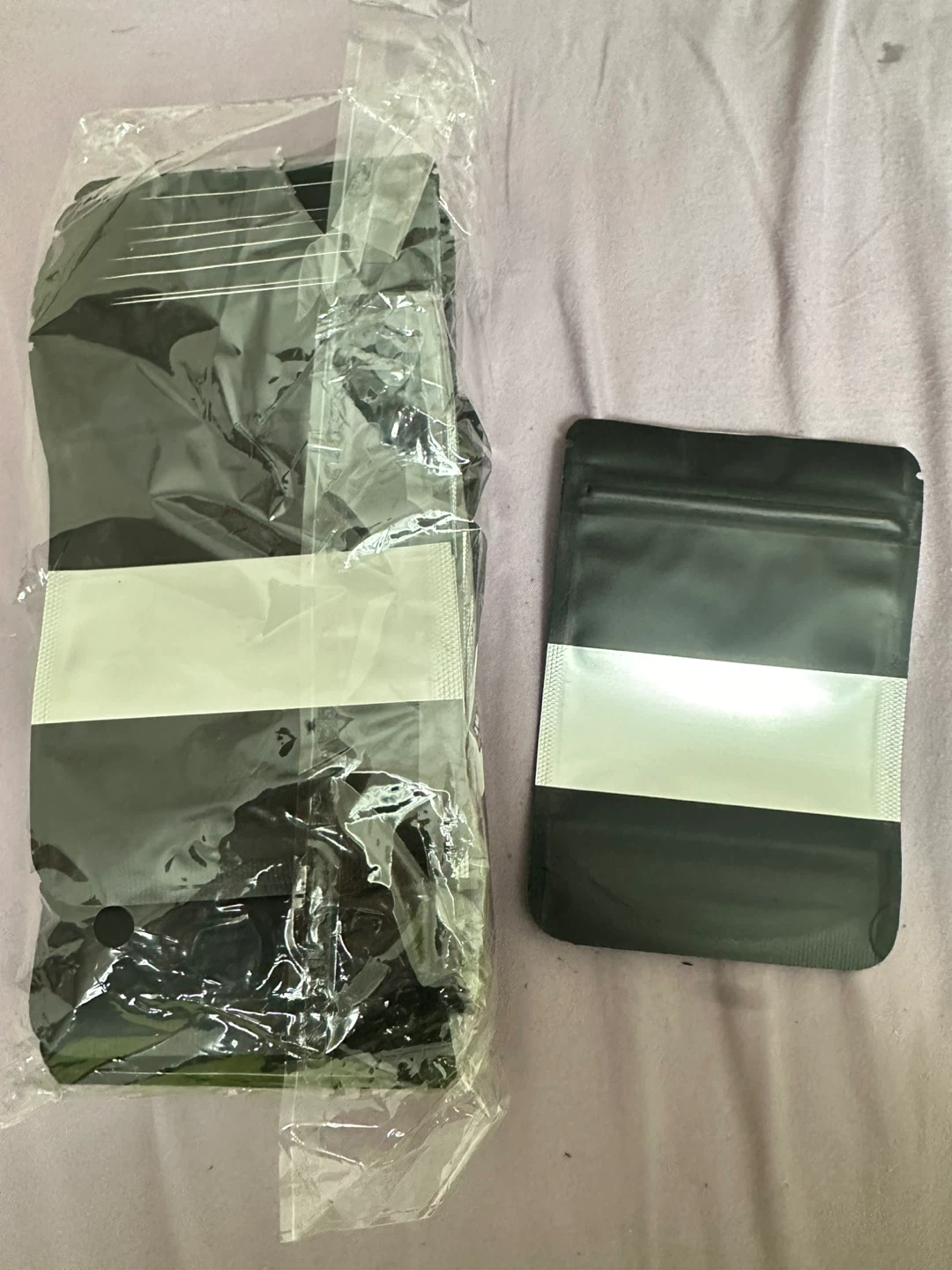 Black Resealable Pouches (Pack of 80) - photo 2
