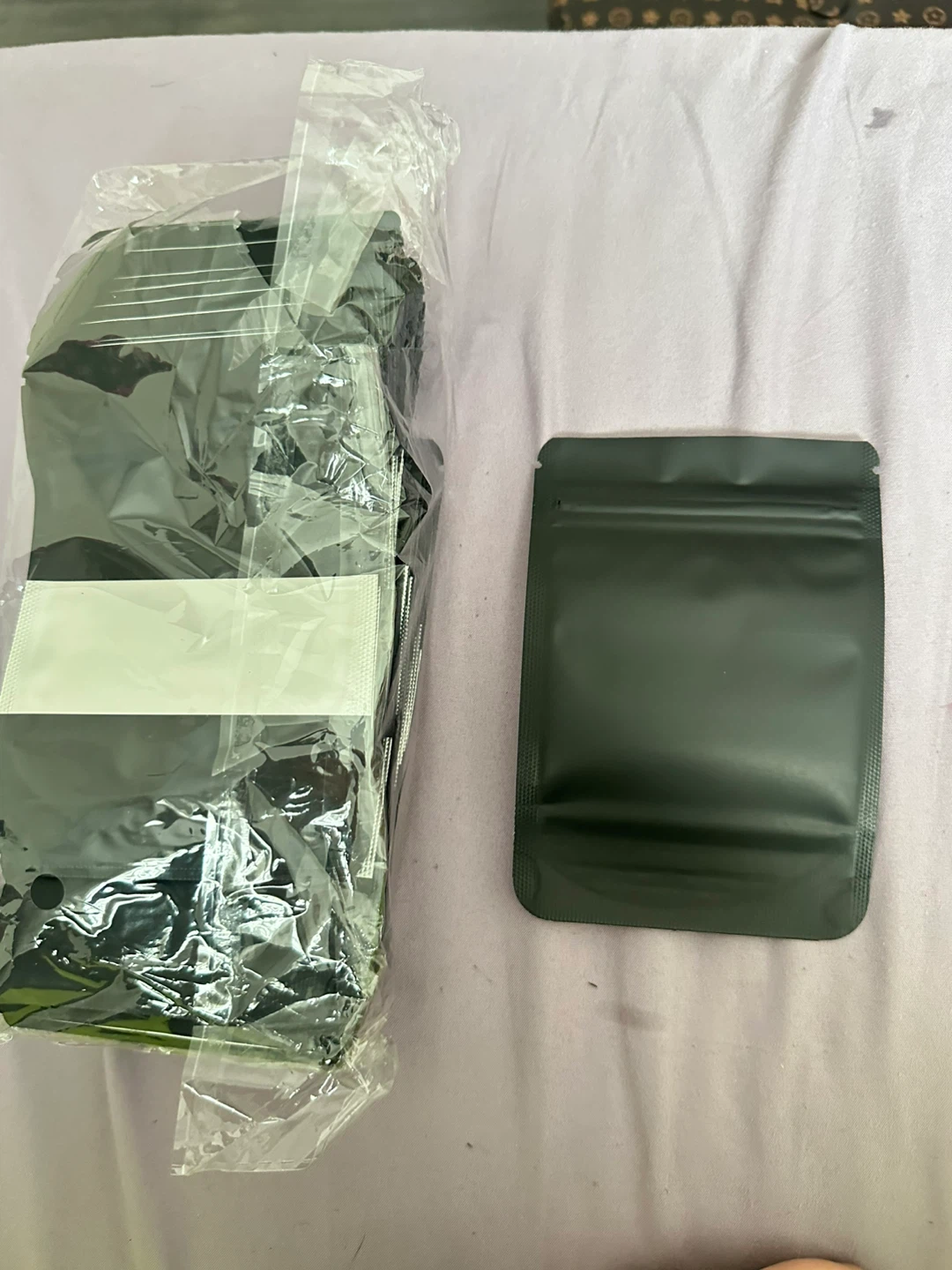 Black Resealable Pouches (Pack of 80)