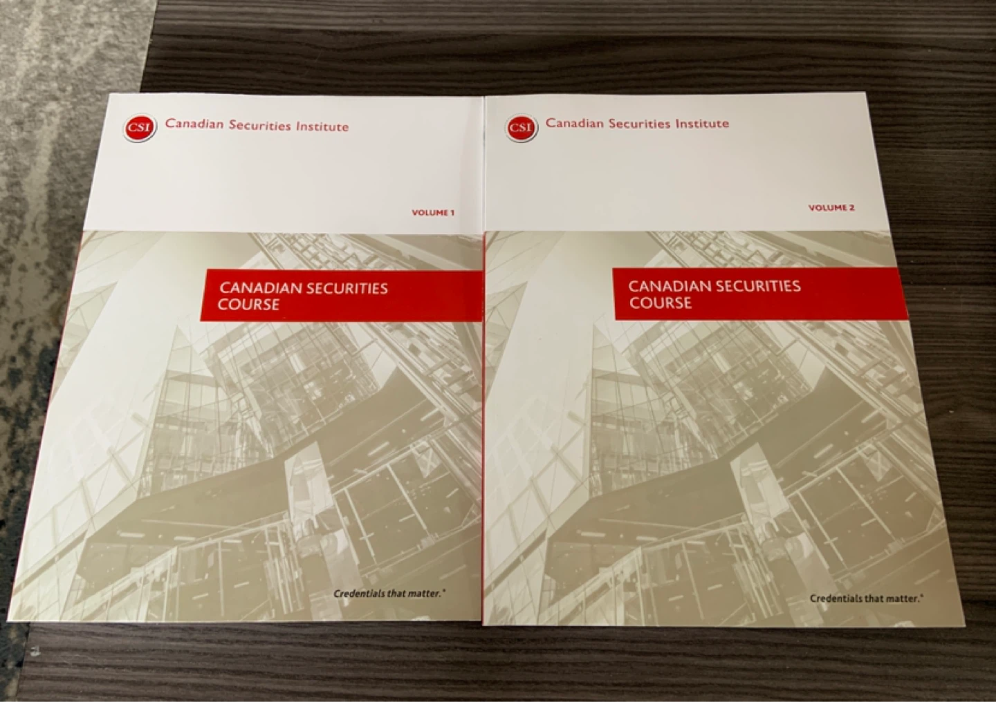 Canadian Securities Course Volumes 1 & 2 by CSI