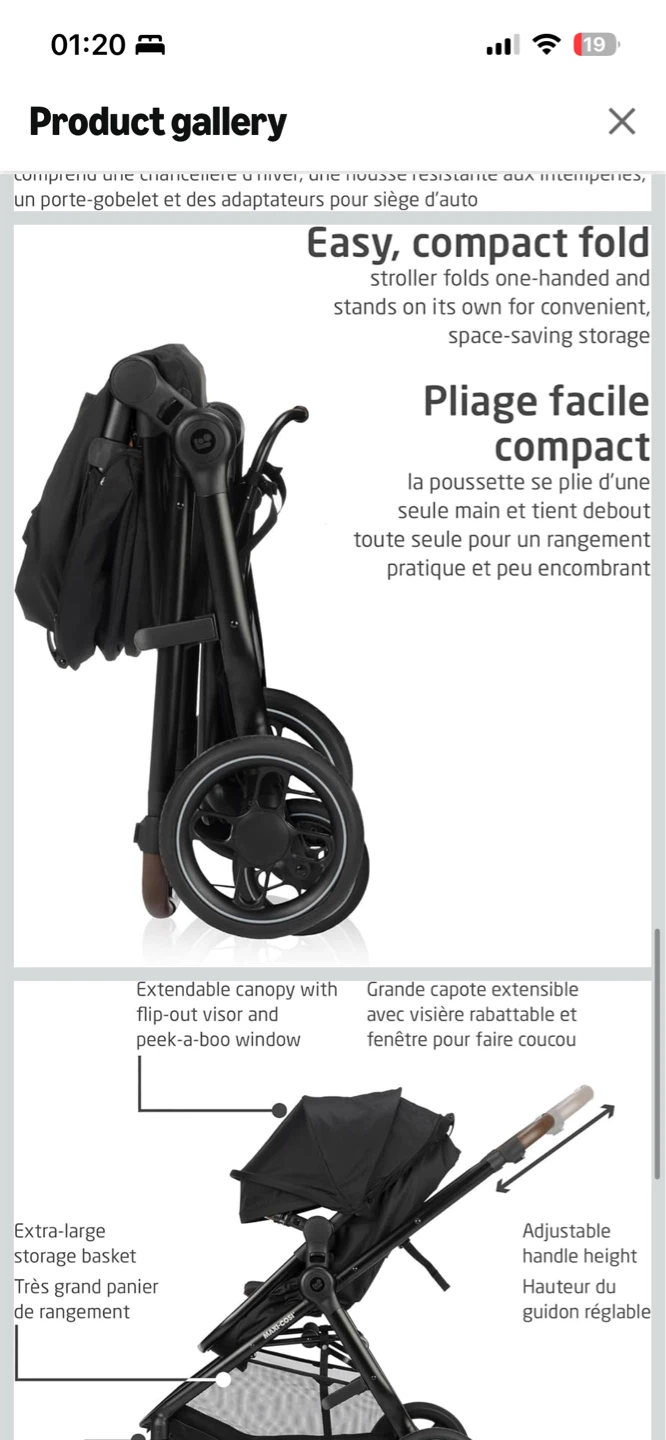 Maxi-Cosi Zelia Luxe 5-in-1 Travel System, Basalt Black - photo 5