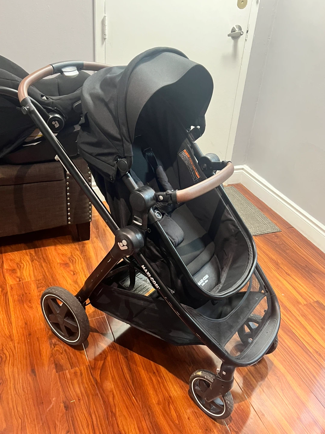 Maxi-Cosi Zelia Luxe 5-in-1 Travel System, Basalt Black