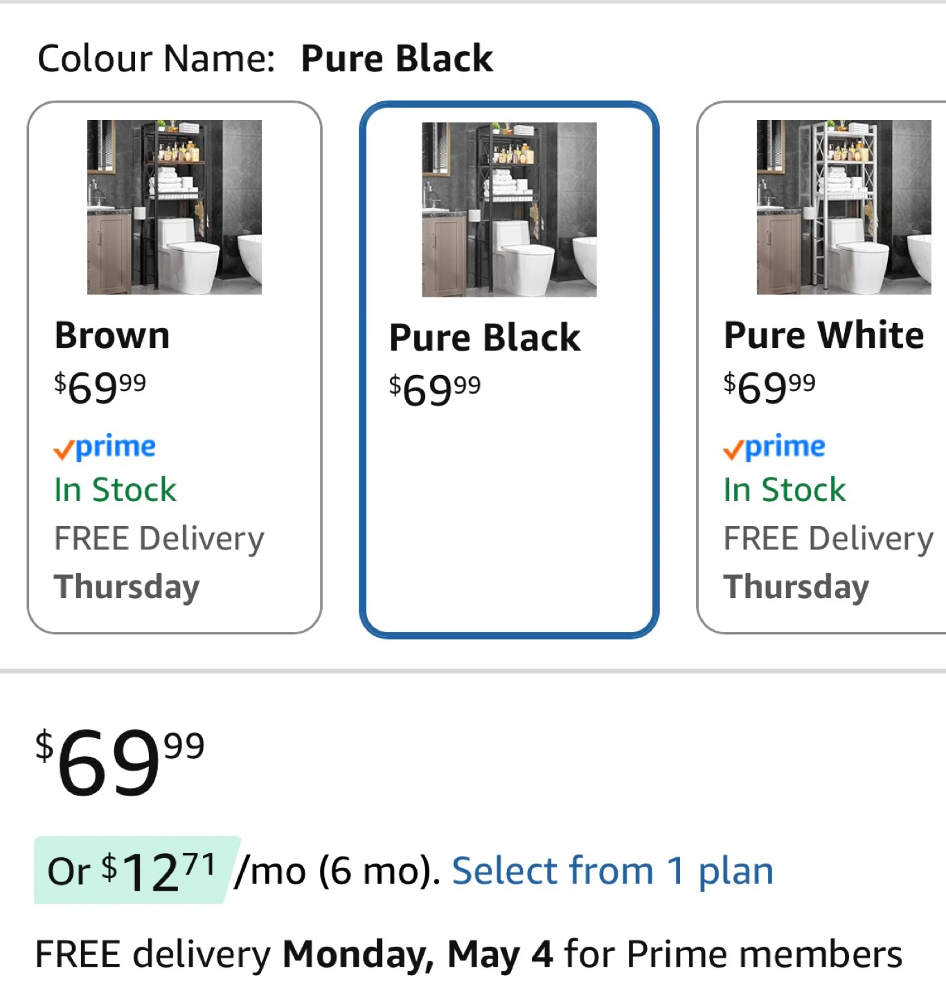 BRAND NEW / Over Toilet Storage Rack - photo 2