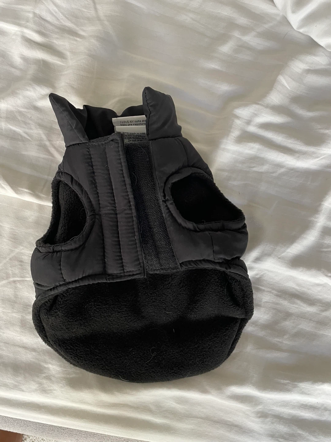 Black "I Love NY" Dog Vest Small - photo 2