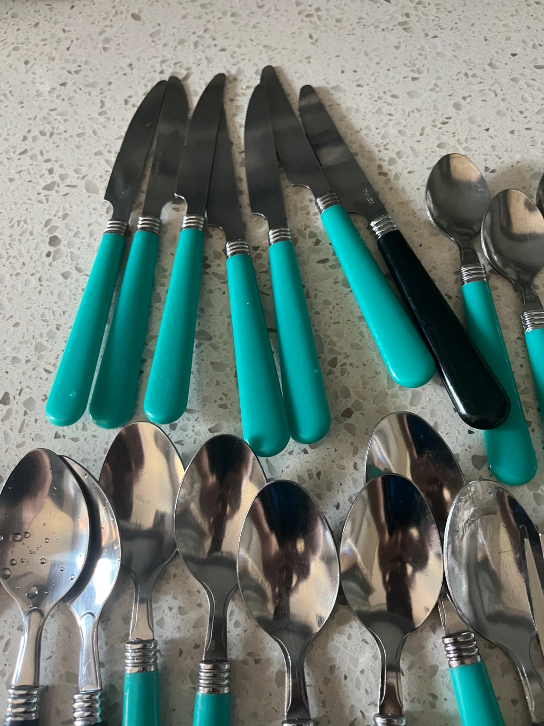 Set of 42Cutlery - Spoons, Forks, Knives multi colours - photo 3