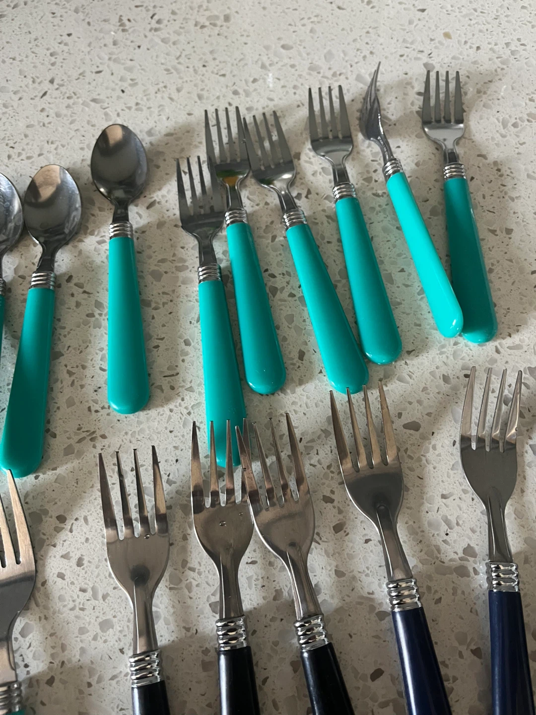 Set of 42Cutlery - Spoons, Forks, Knives multi colours - photo 5