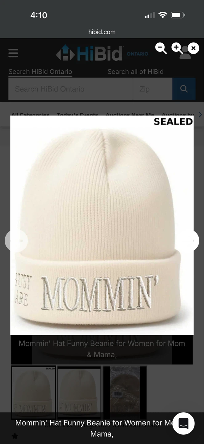 Mommin' Hat Funny Beanie for Women