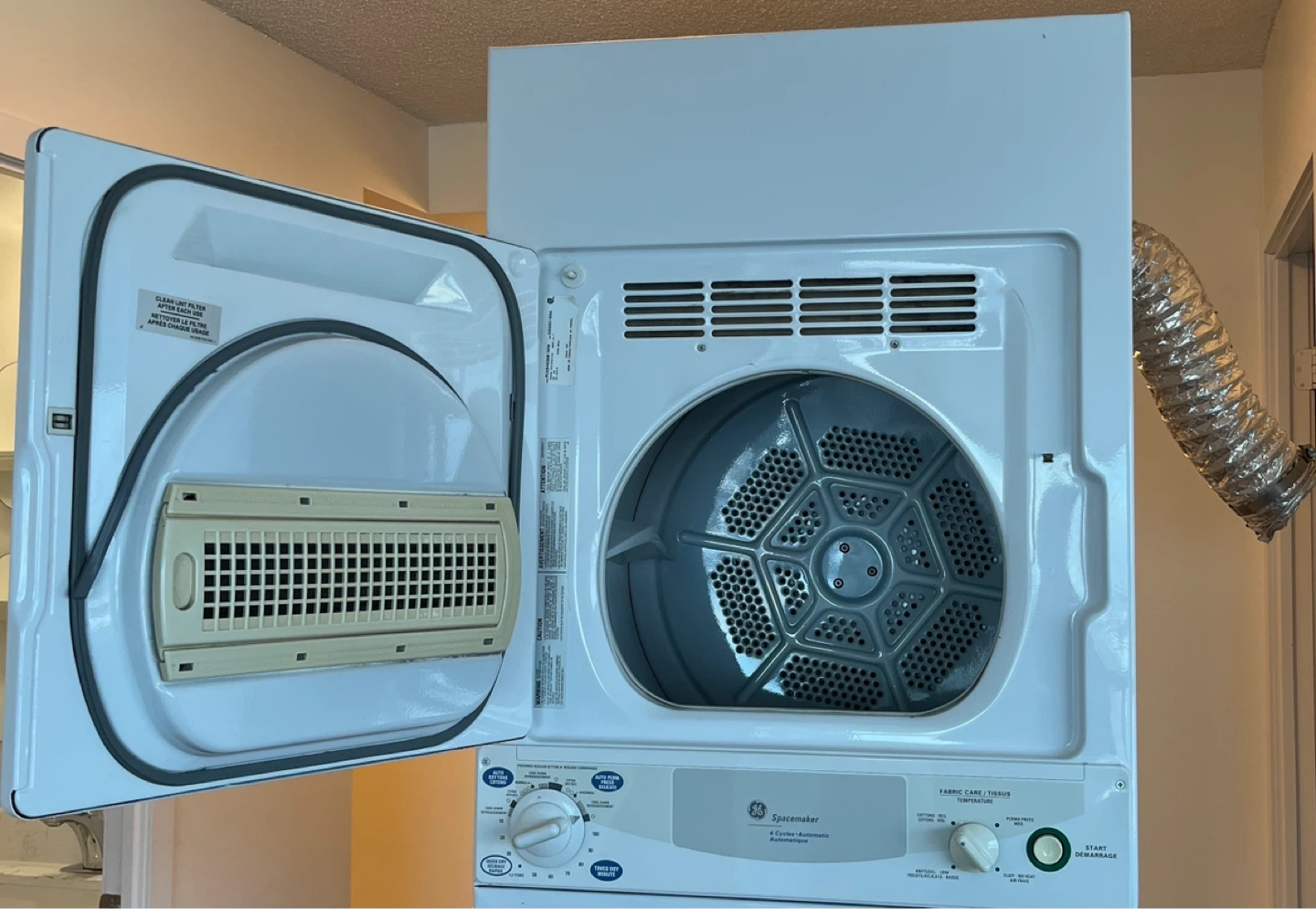 GE Spacemaker Stackable Dryer