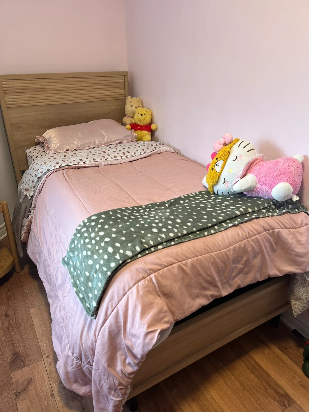 Twin Bed Frame with Headboard - photo 2