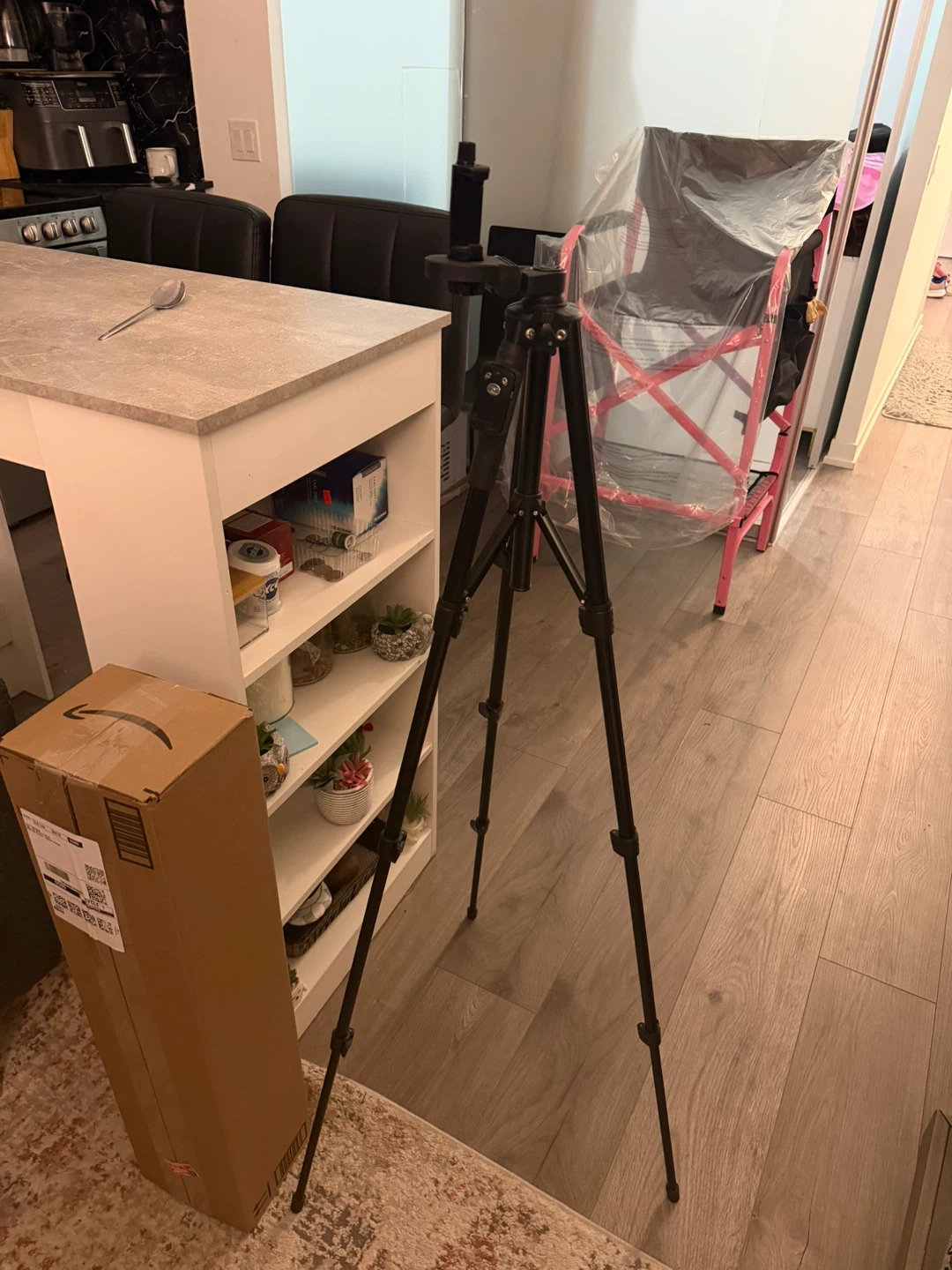 Black Tripod with Phone Mount - photo 2