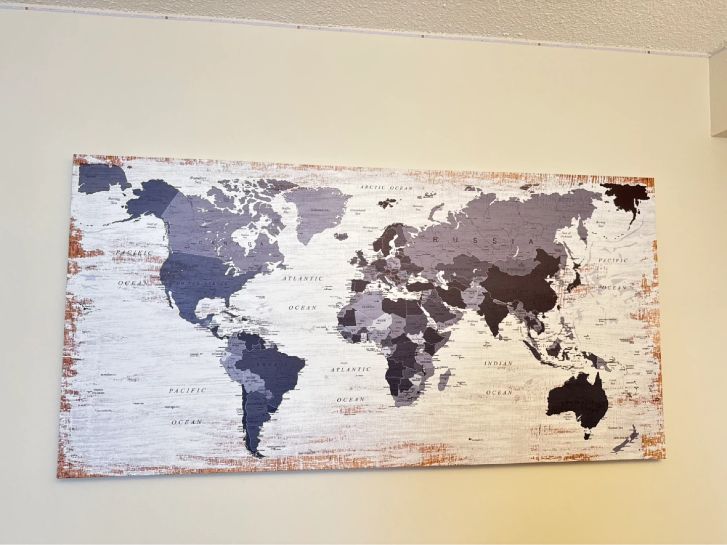World Map Wall Art