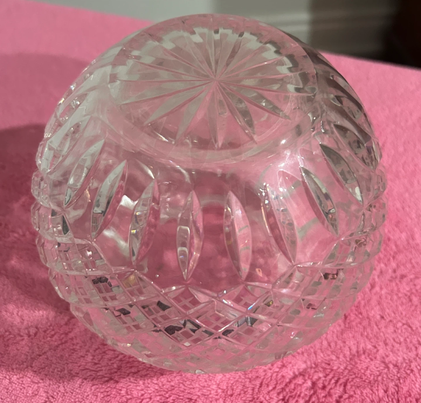 Crystal Glass cut bowl - photo 2