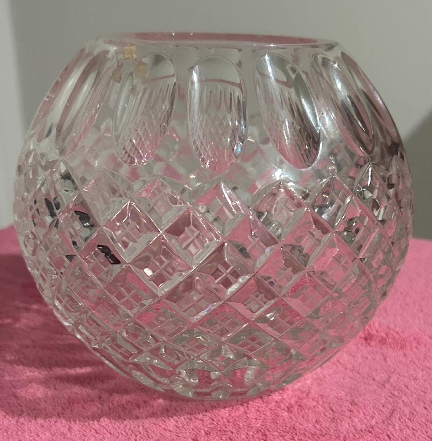 Crystal Glass cut bowl