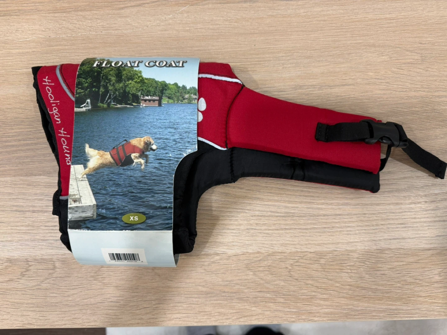 Hooligan Hound Float Coat - Red/Black - Size XS - photo 2