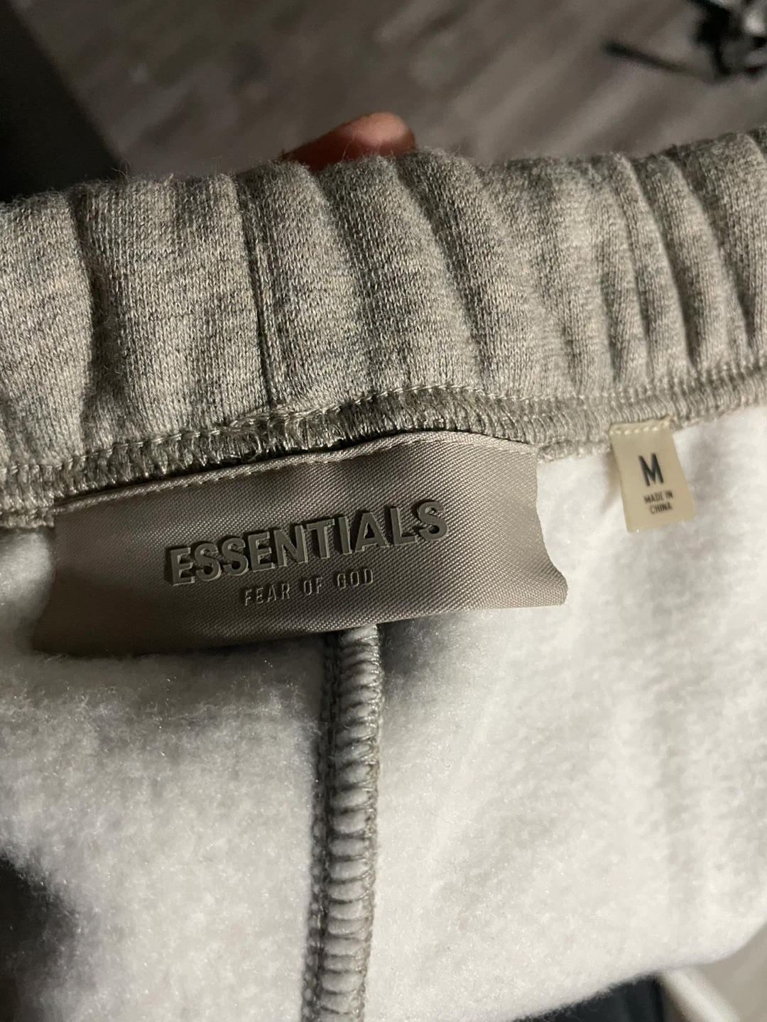 ESSENTIALS Fear of God Grey Sweatpants Size M - photo 4