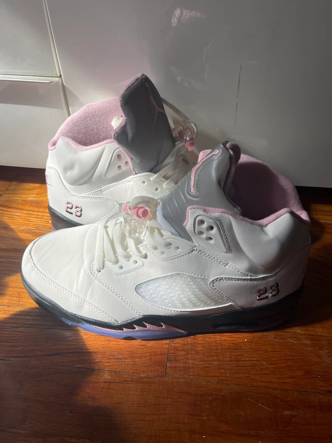 Air Jordan 5 Retro TD 'Arctic Pink' Sneakers - photo 2