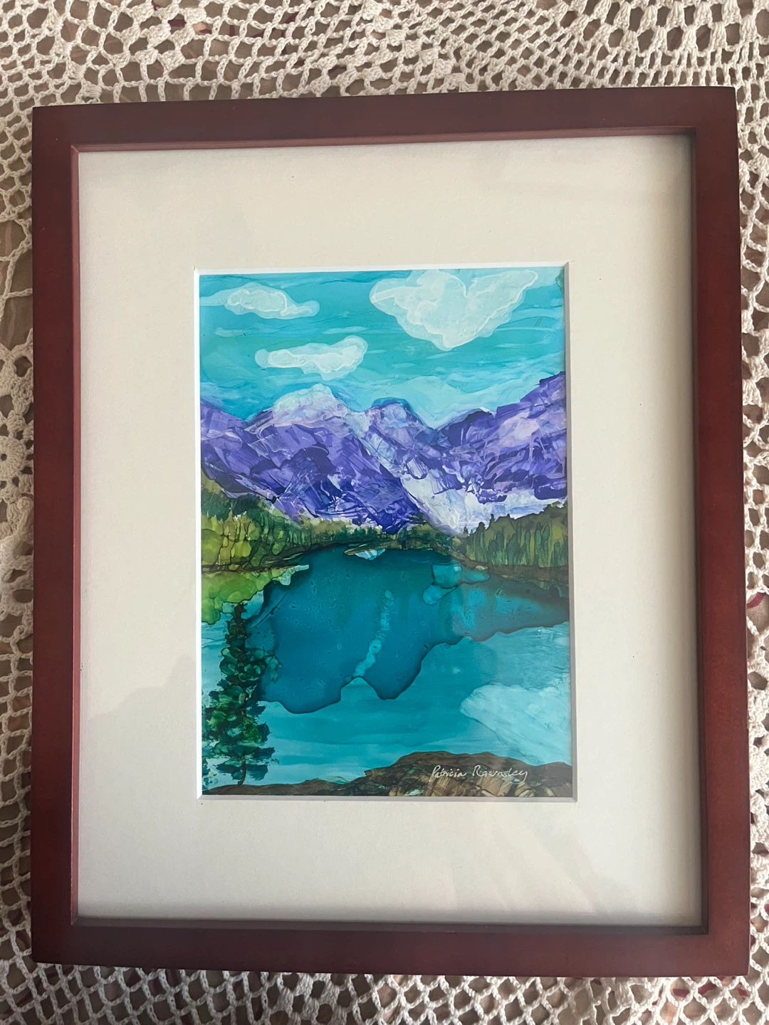 Art- Original Art- Alcohol Ink Painting by Calgary Artist