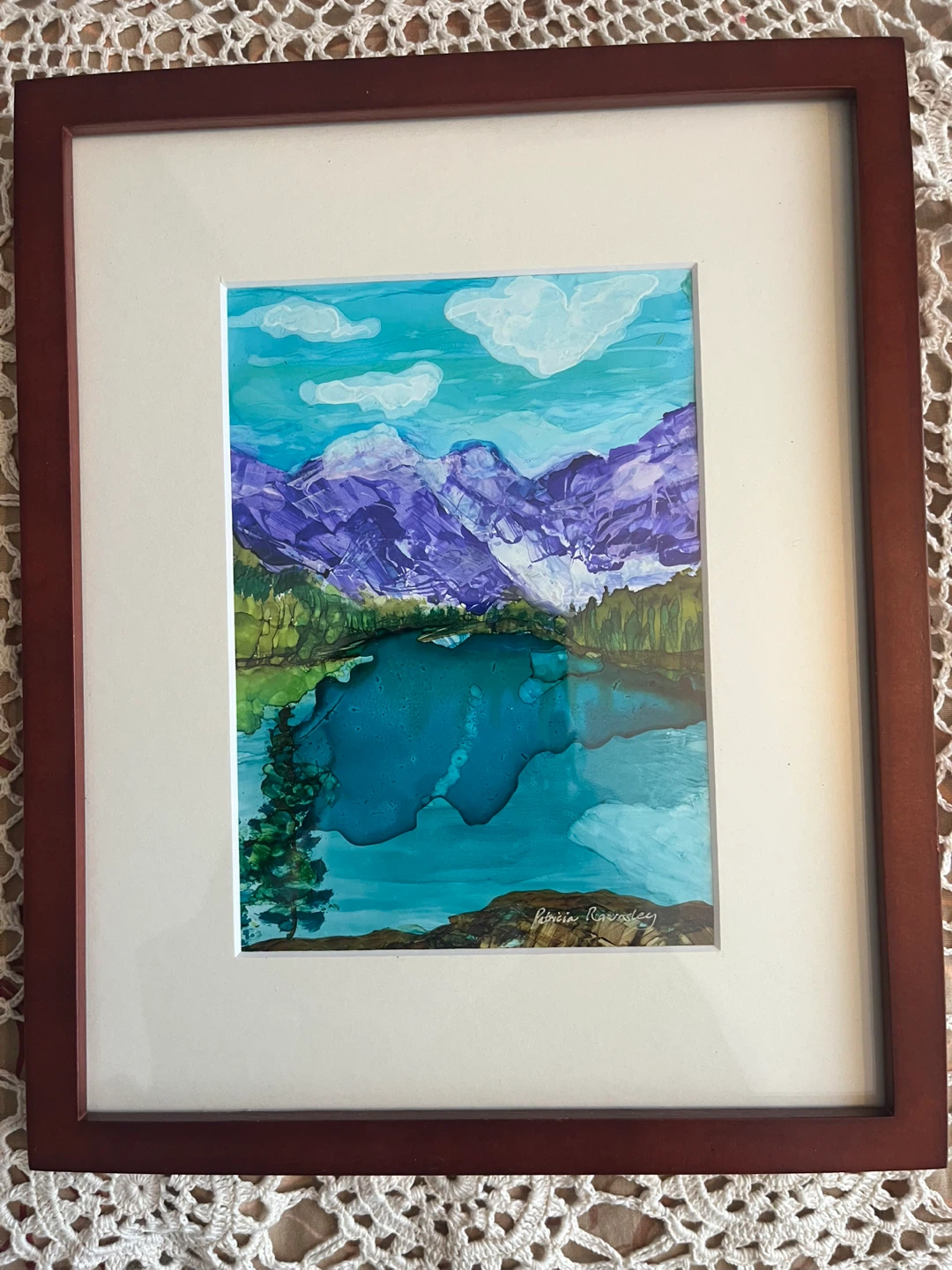 Art- Original Art- Alcohol Ink Painting by Calgary Artist - photo 5