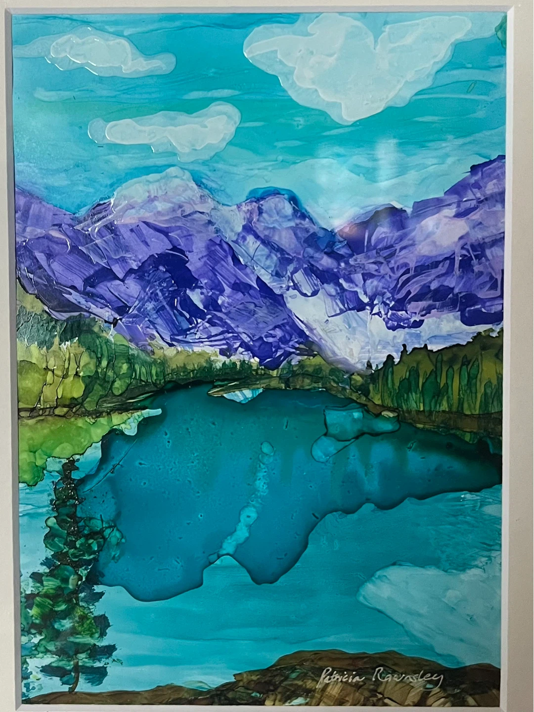 Art- Original Art- Alcohol Ink Painting by Calgary Artist - photo 4