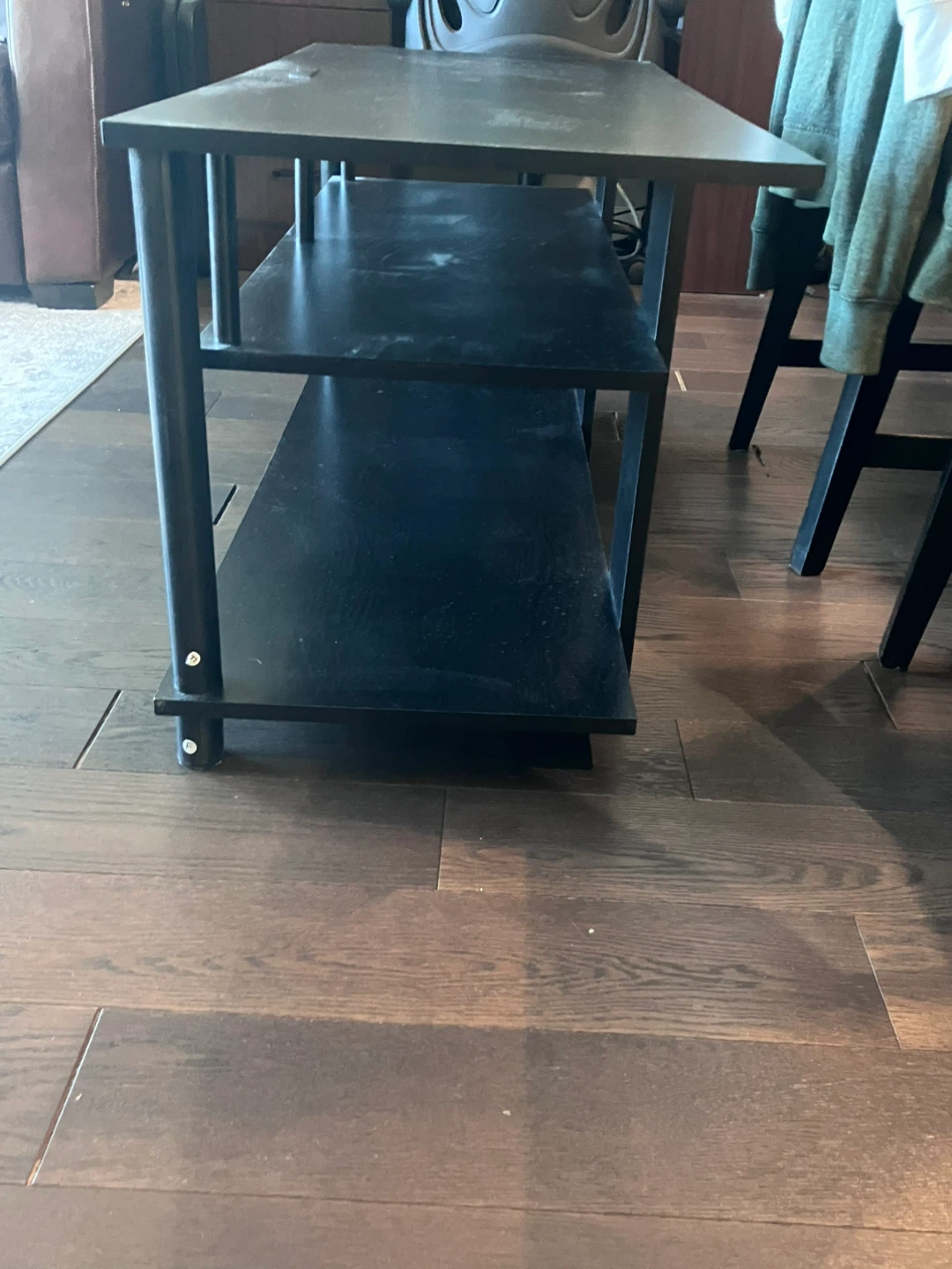 Black 3-Tier TV Stand - photo 5