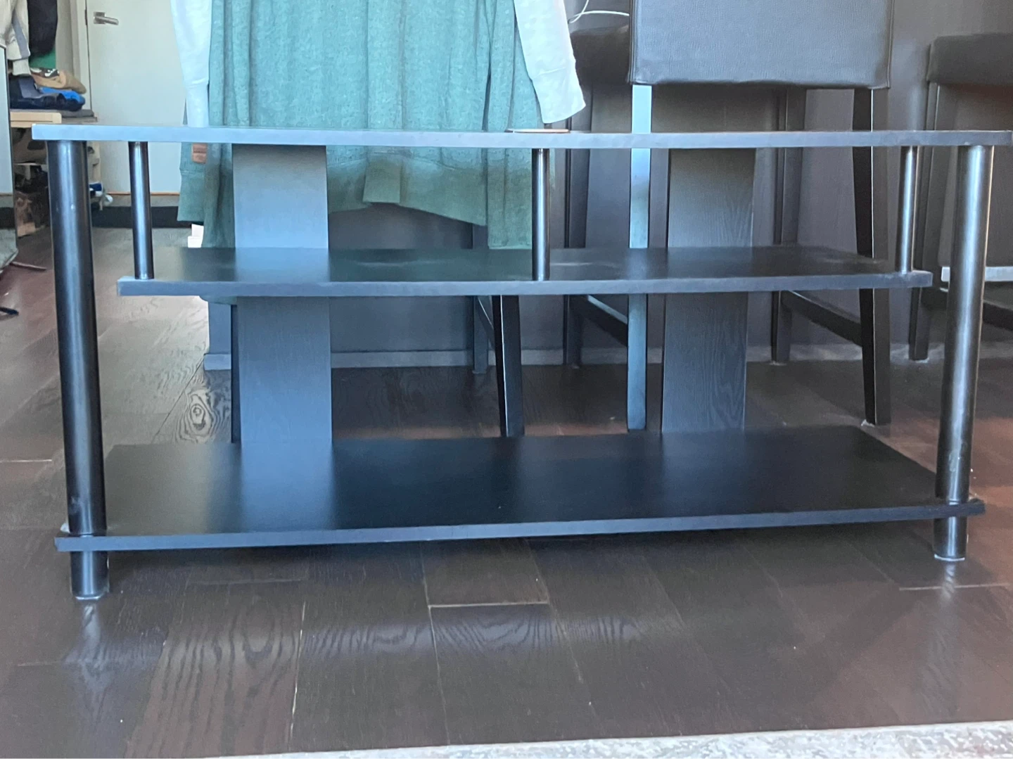Black 3-Tier TV Stand