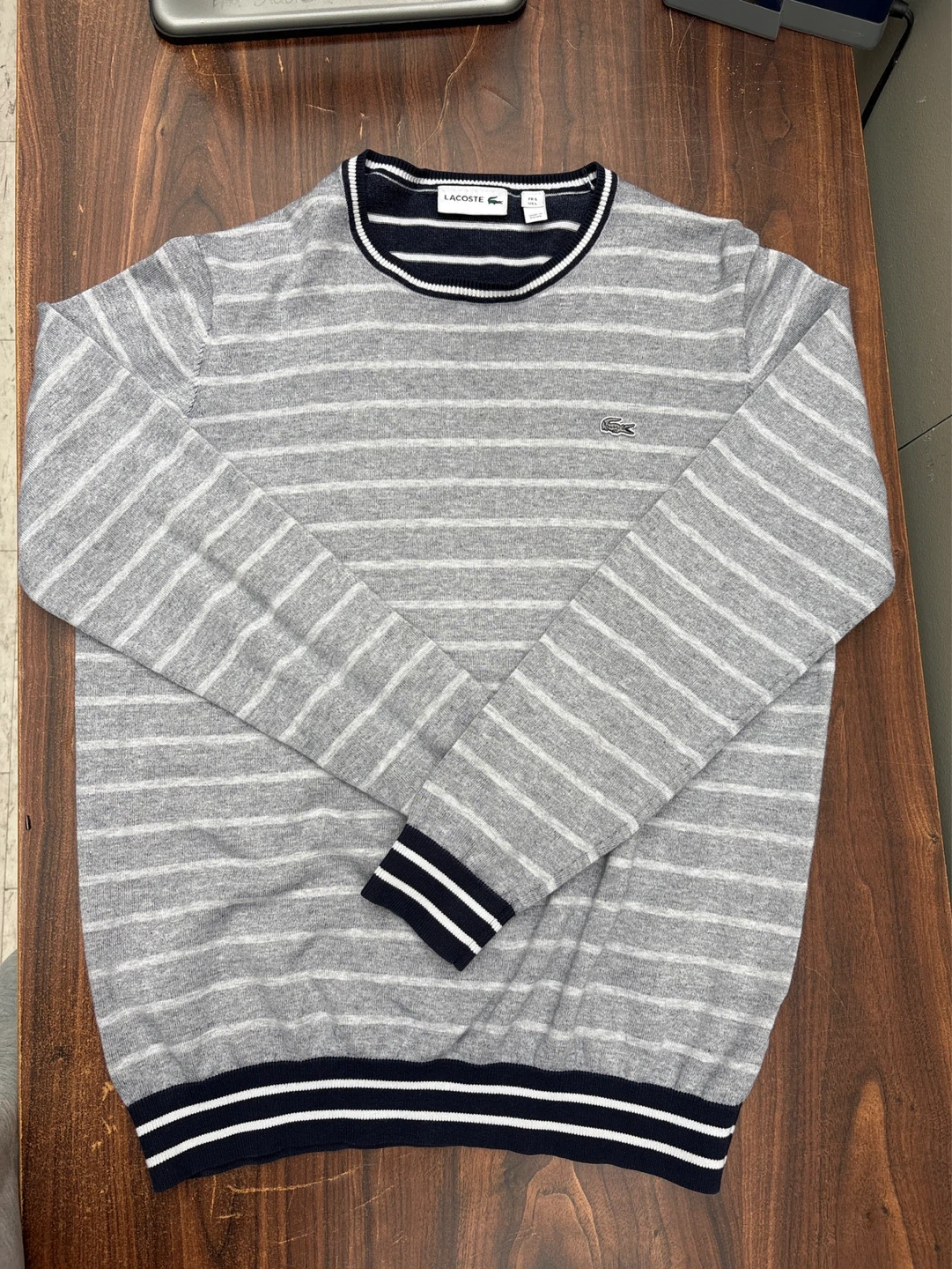 Lacoste Striped Crewneck Sweater Men's US S - photo 2
