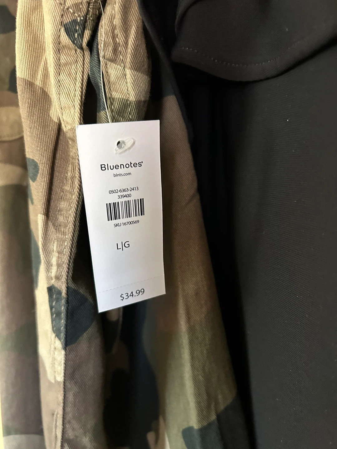 Bluenotes Camouflage Shirt - Size L - photo 2