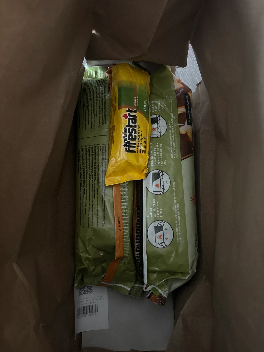 Full Camping Bundle: Tent, Sleeping Bags, Headlamp & Firelogs - photo 5