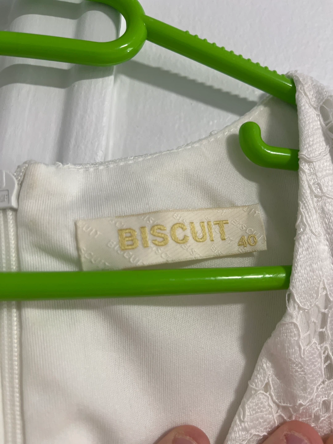 White Lace Dress - Biscuit Size 40 - photo 3