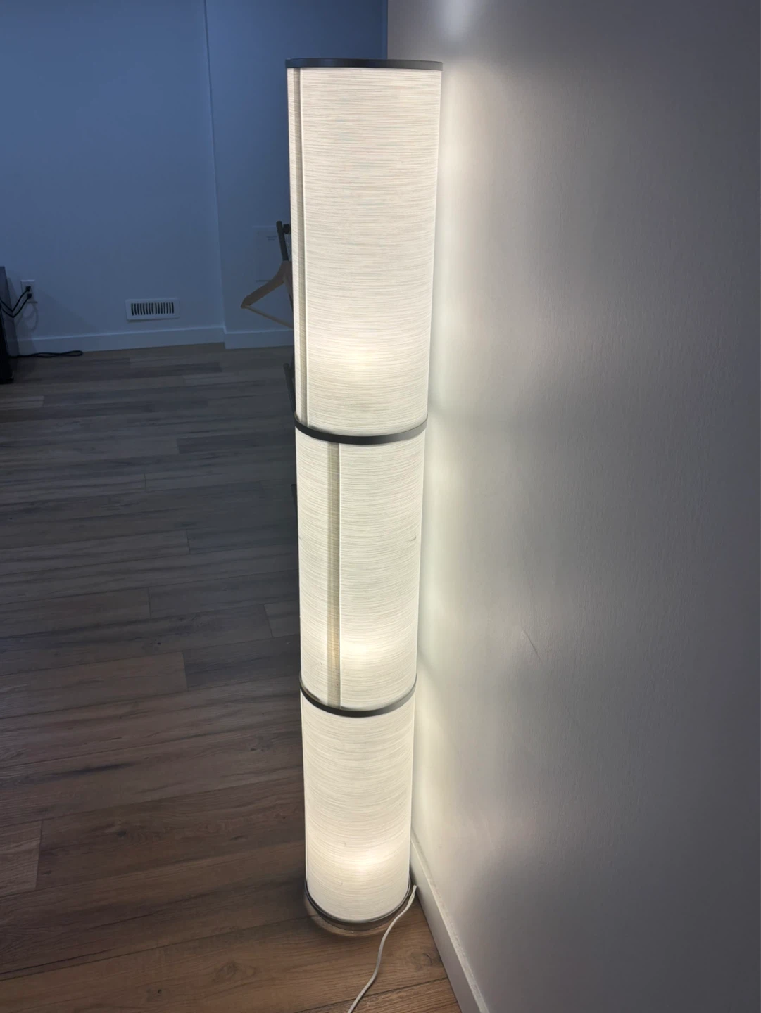 Modern Fabric Column Floor Lamp