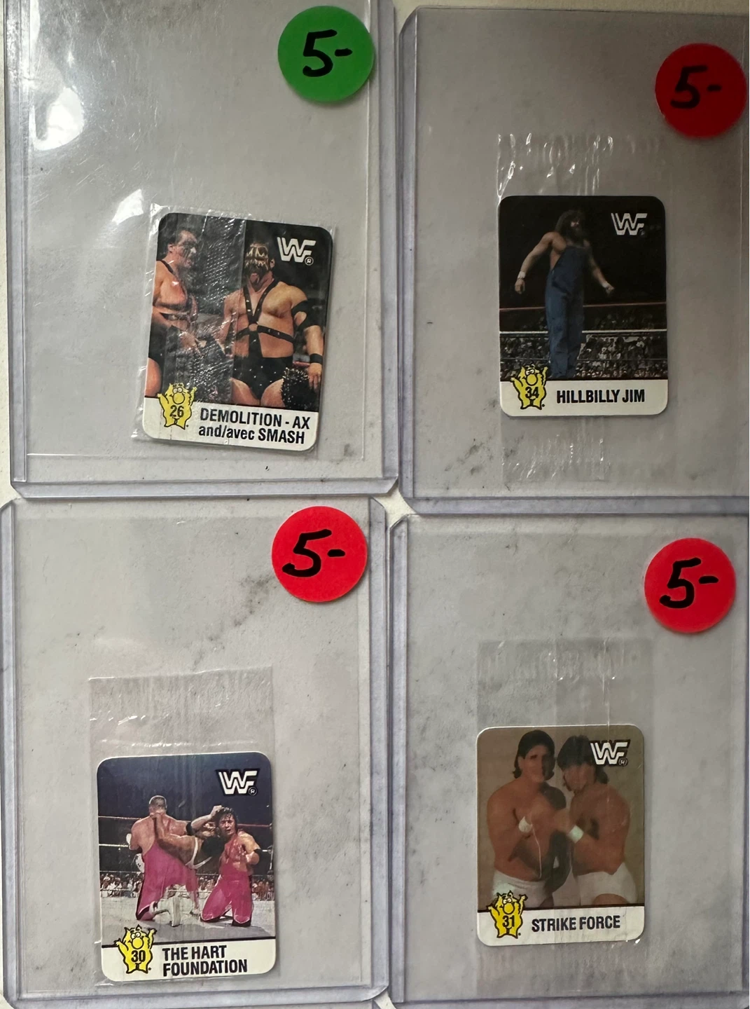 1988 Hostess WWF Wrestlemania lV Stickers (Still Sealed) - photo 2