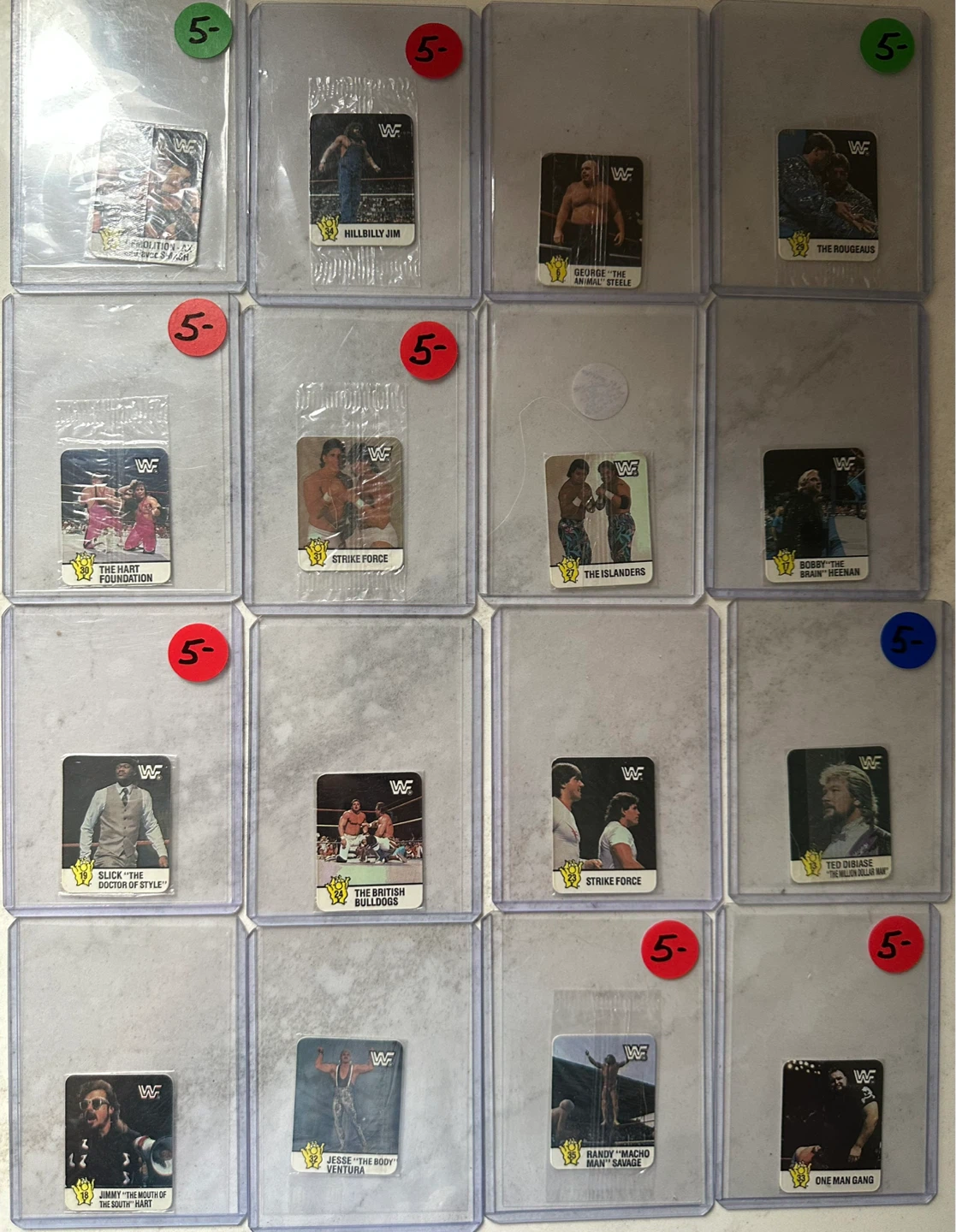 1988 Hostess WWF Wrestlemania lV Stickers (Still Sealed)